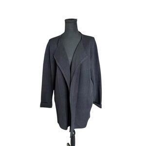 J. Crew Women's Black Open Front Blazer